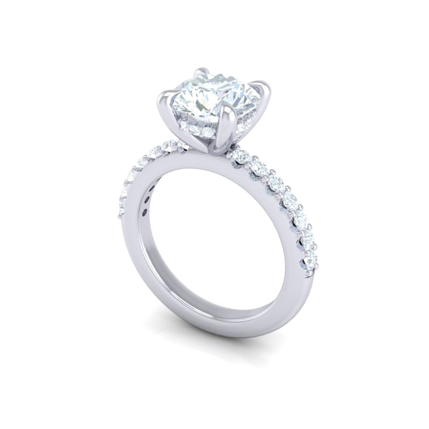 Luna Round Engagement Ring