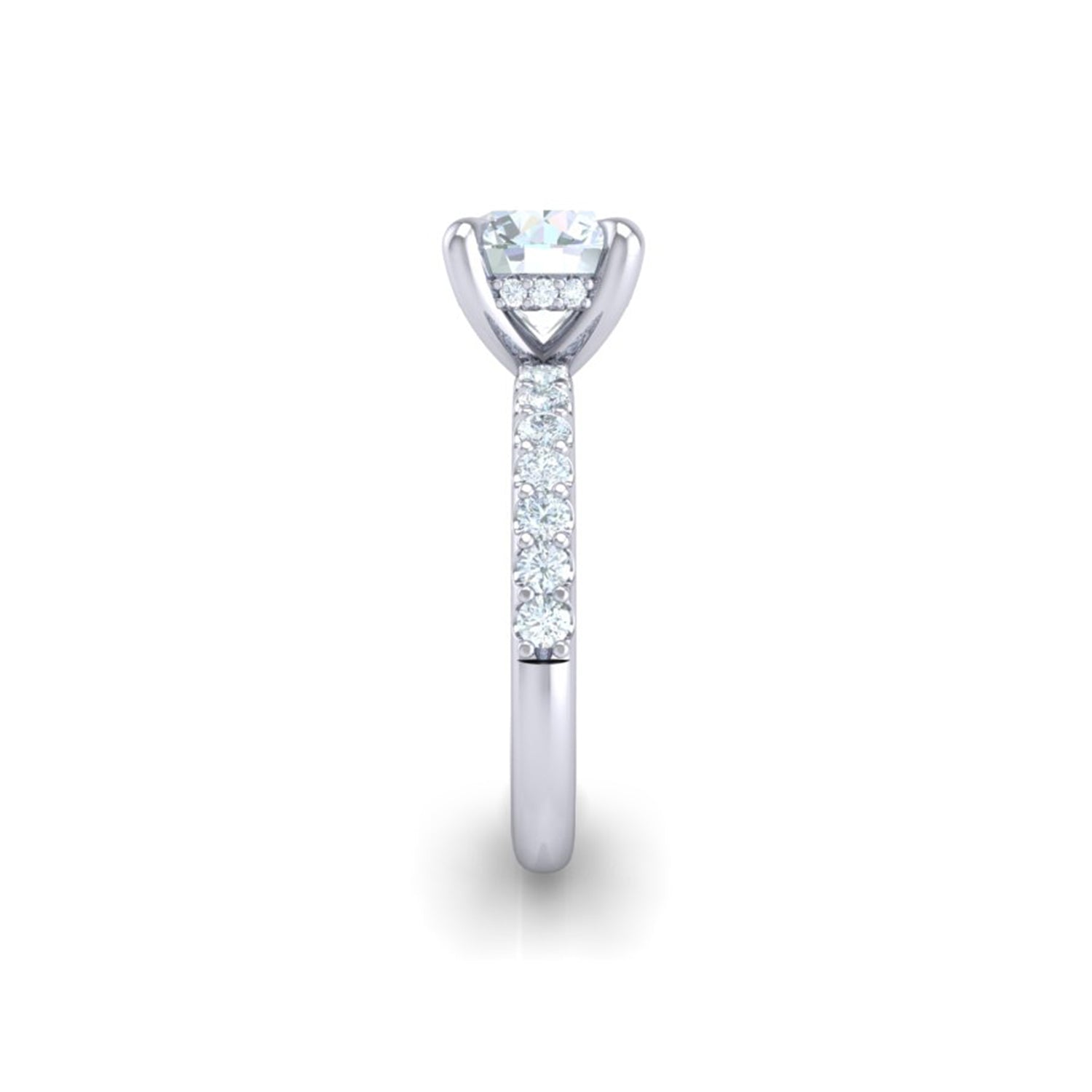 Luna Round Engagement Ring