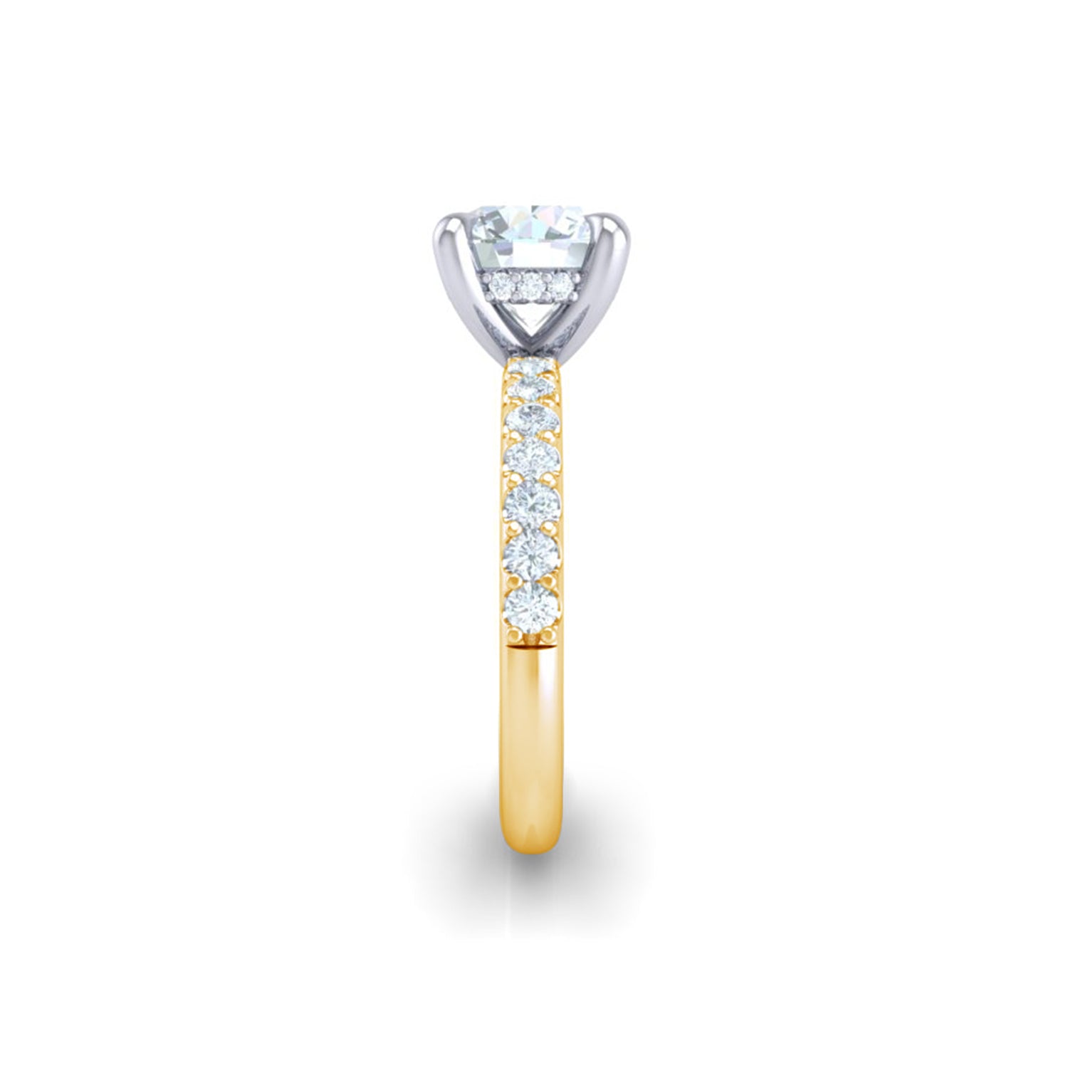 Luna Round Engagement Ring