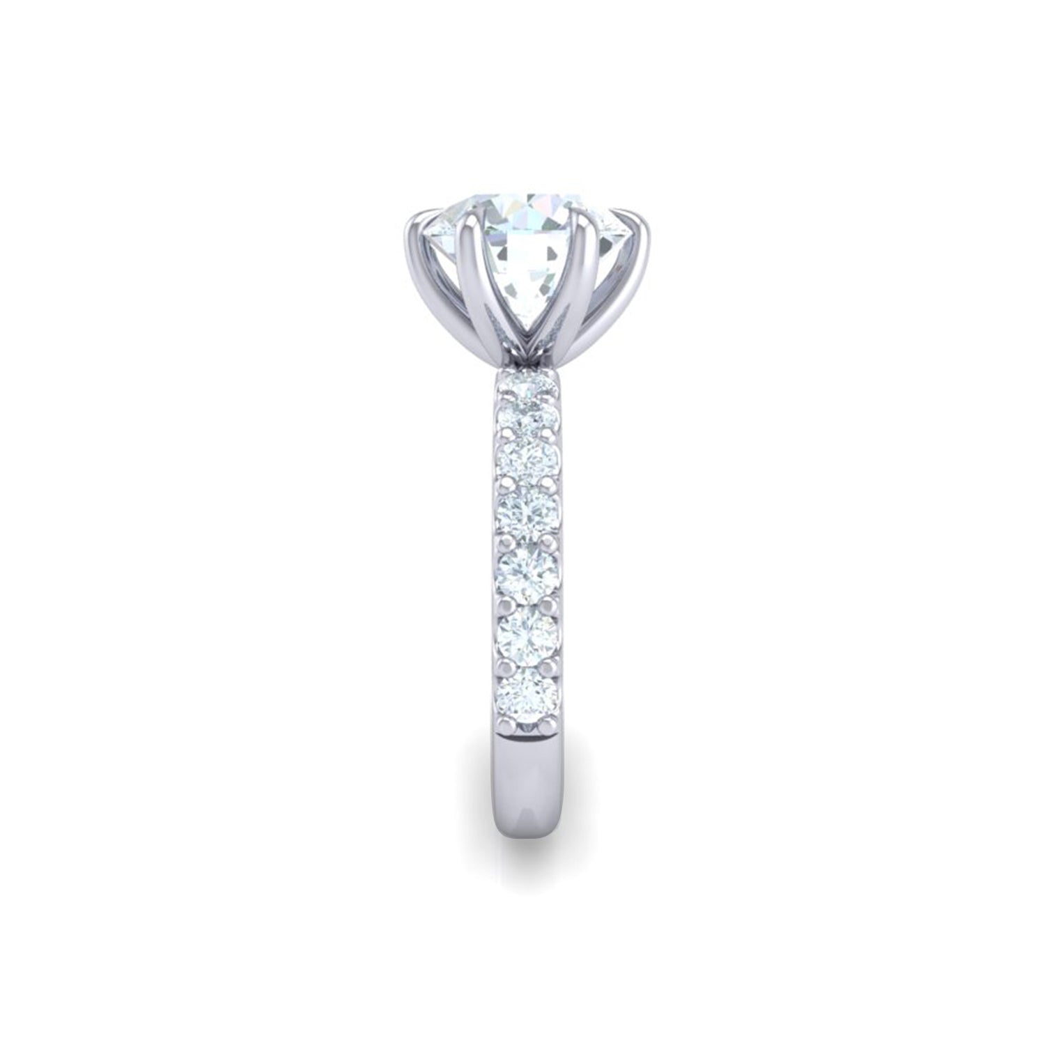 Artemis Round Engagement Ring