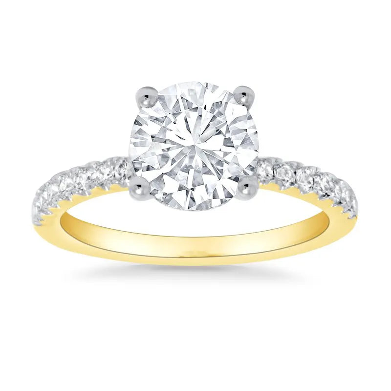 Luna Round Engagement Ring