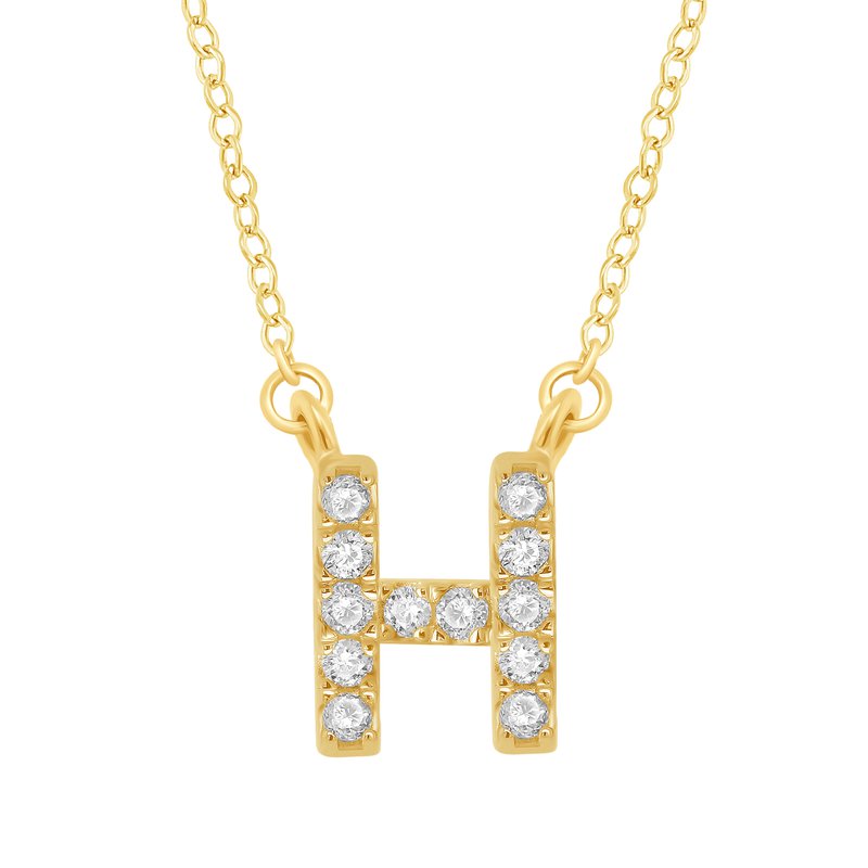 Custom Initial Diamond Necklace