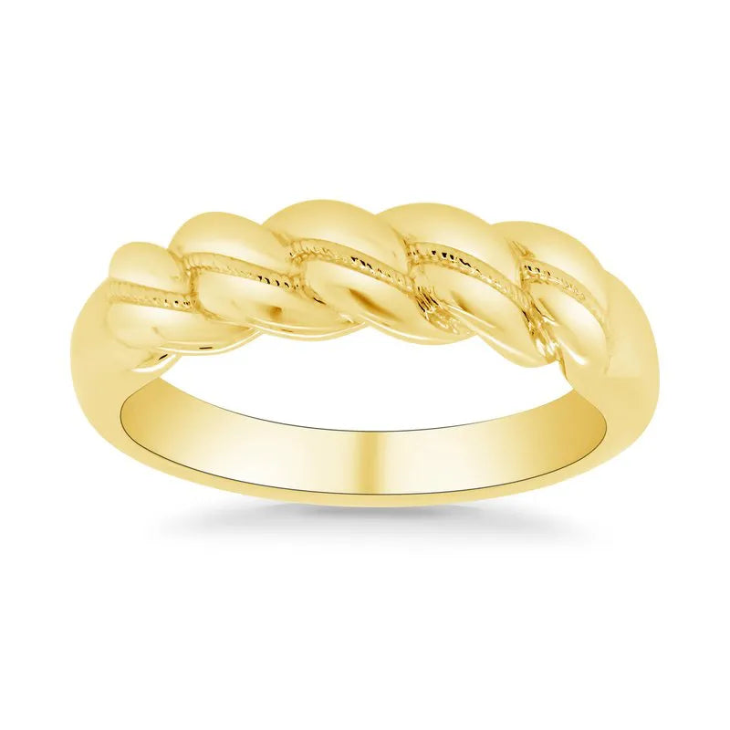 Mens Rope Wedding Ring
