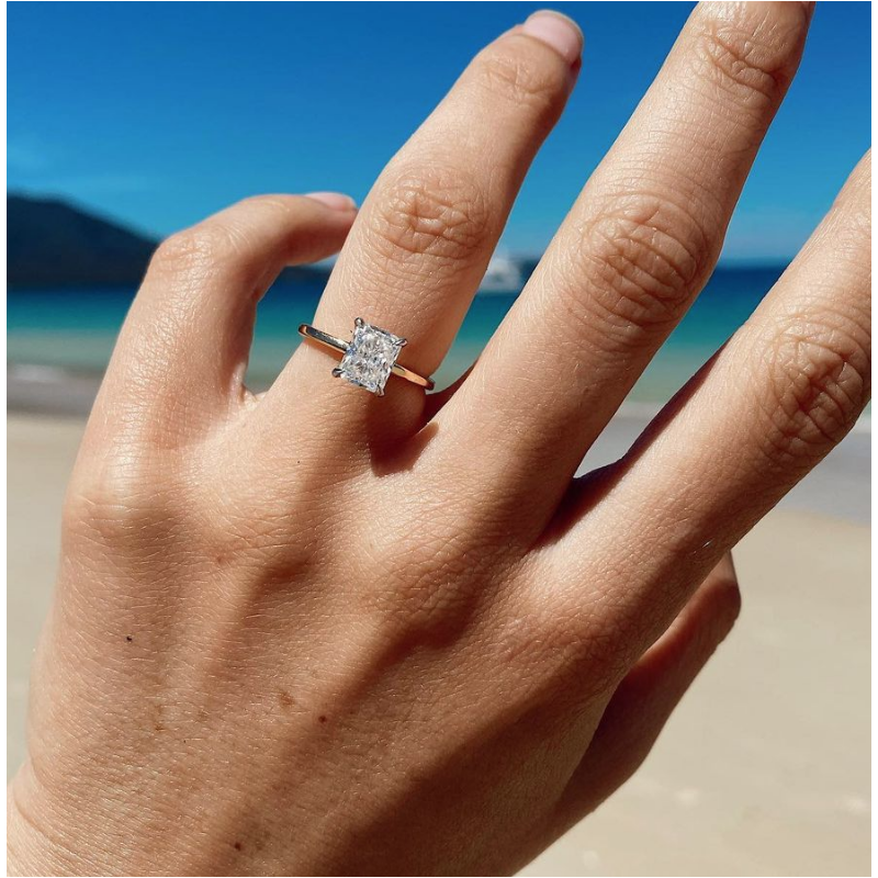 Radiant Pippa Engagement Ring