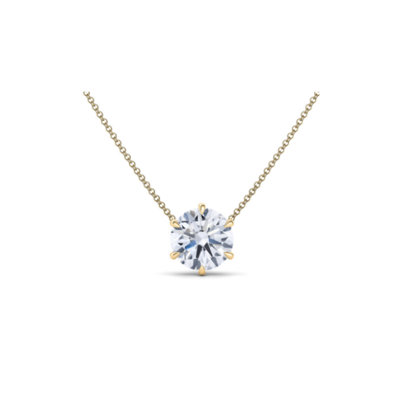 Floating Diamond Necklace