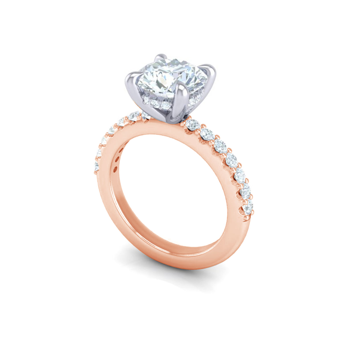 Luna Round Engagement Ring