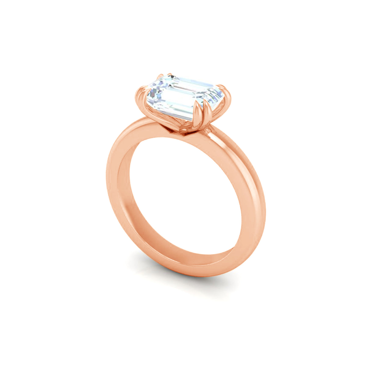 Leda Emerald Engagement Ring