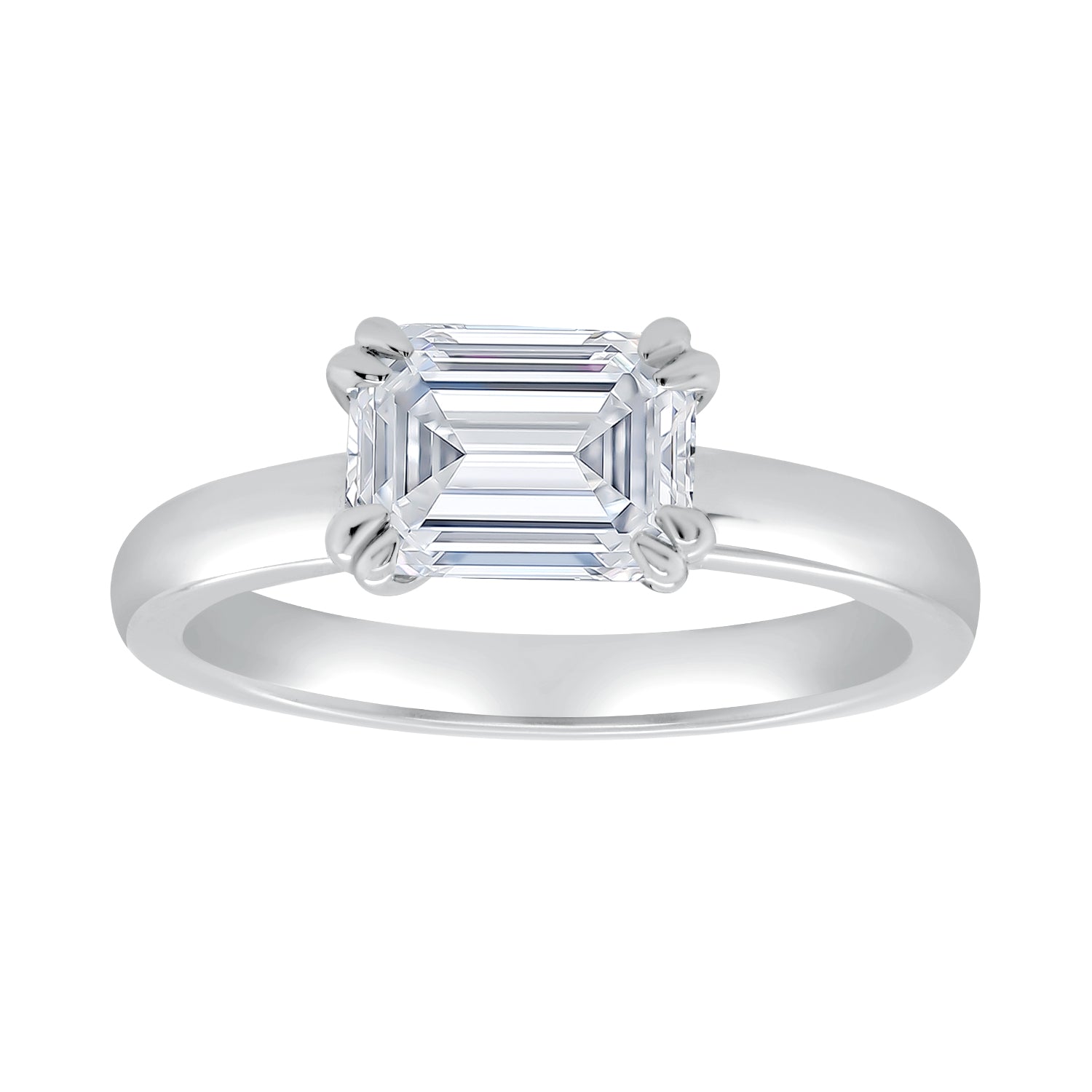 Leda Emerald Engagement Ring