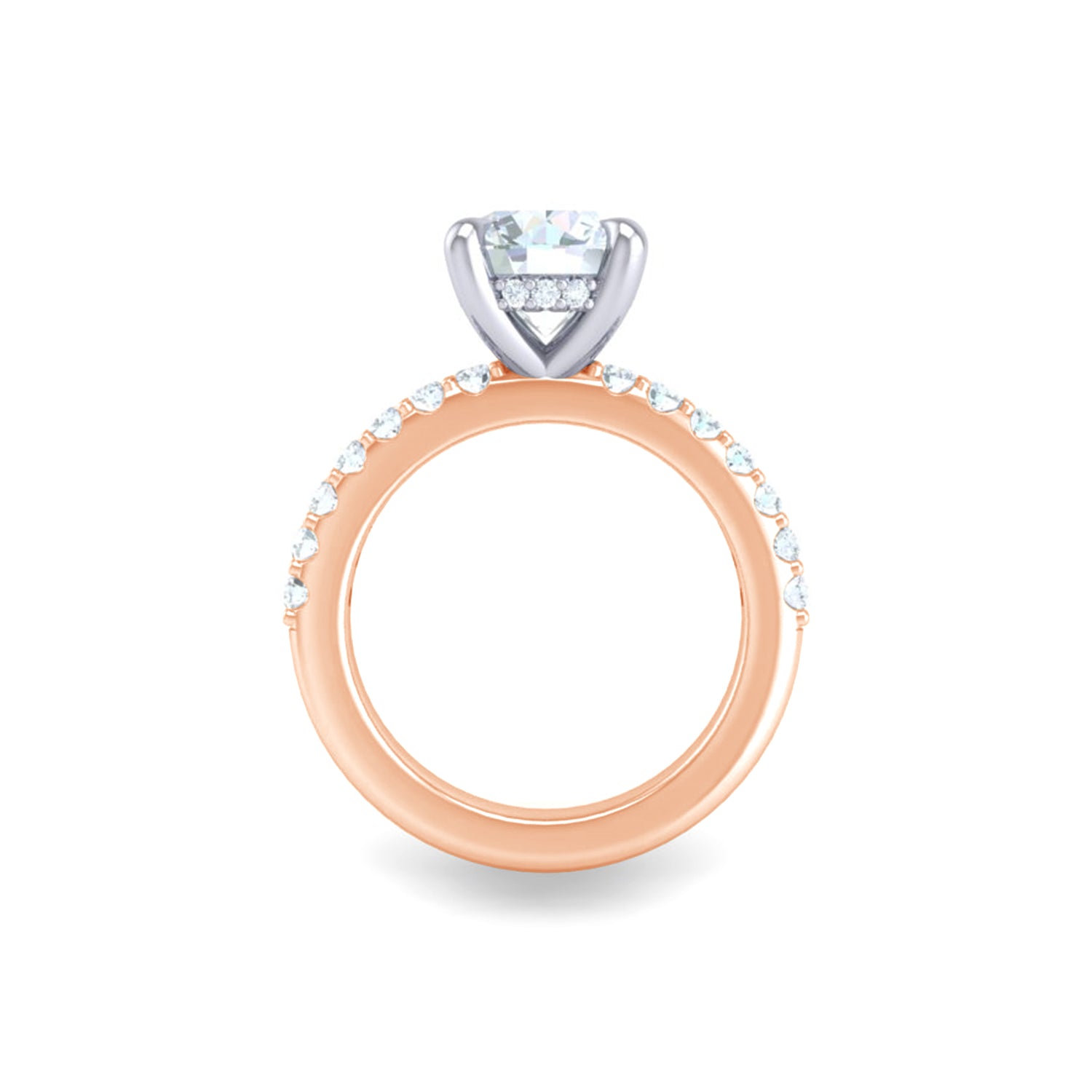 Luna Round Engagement Ring