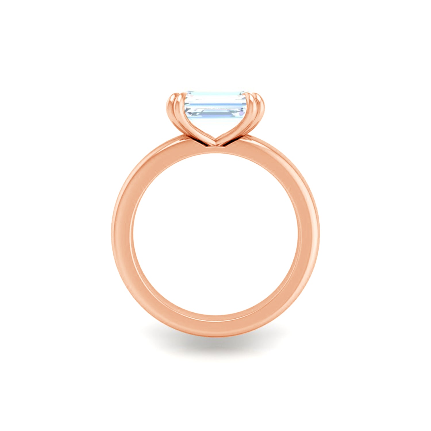 Leda Emerald Engagement Ring