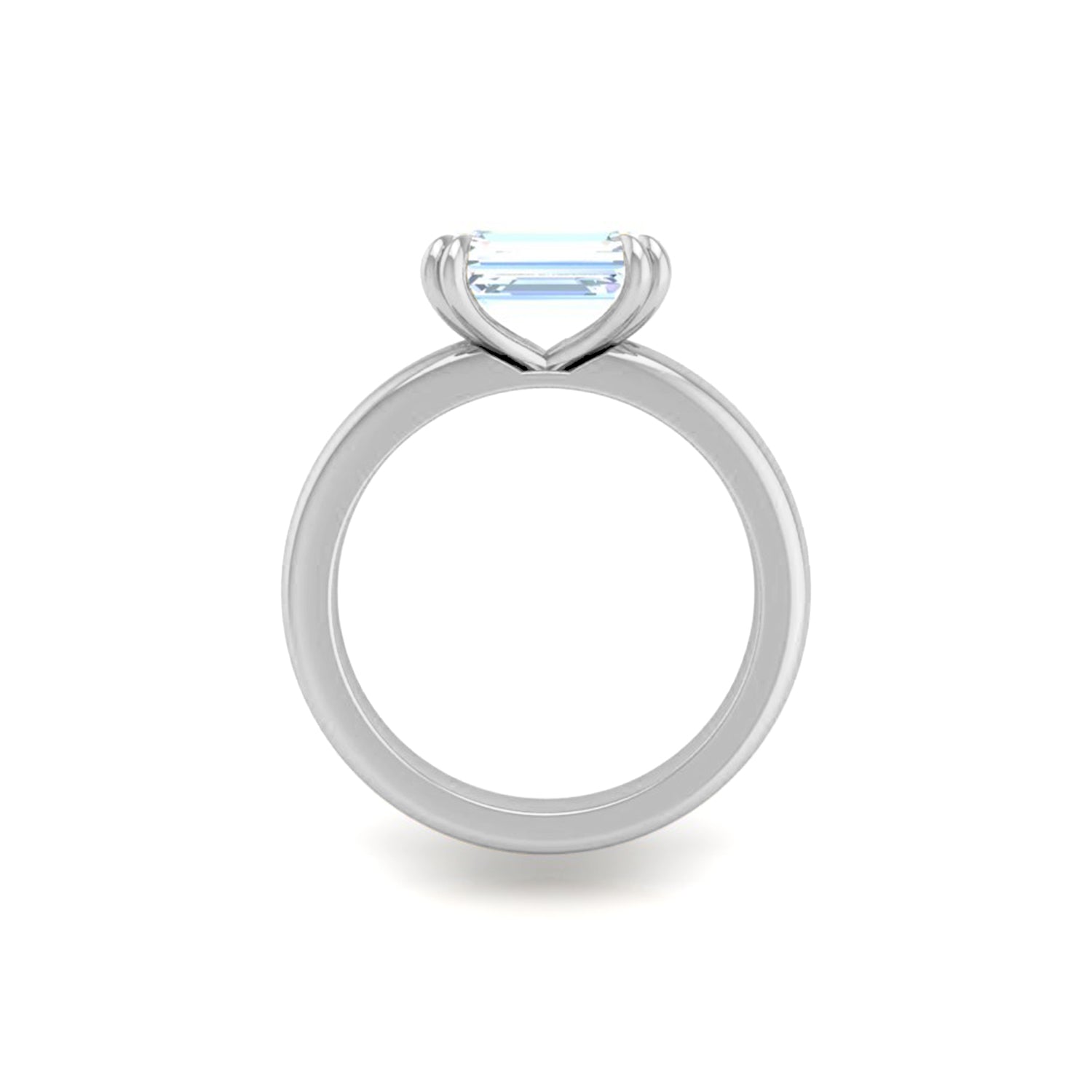 Leda Emerald Engagement Ring