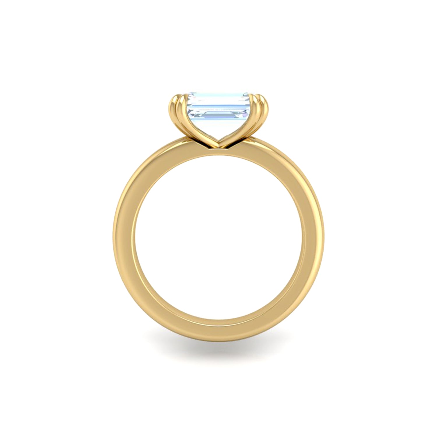 Leda Emerald Engagement Ring