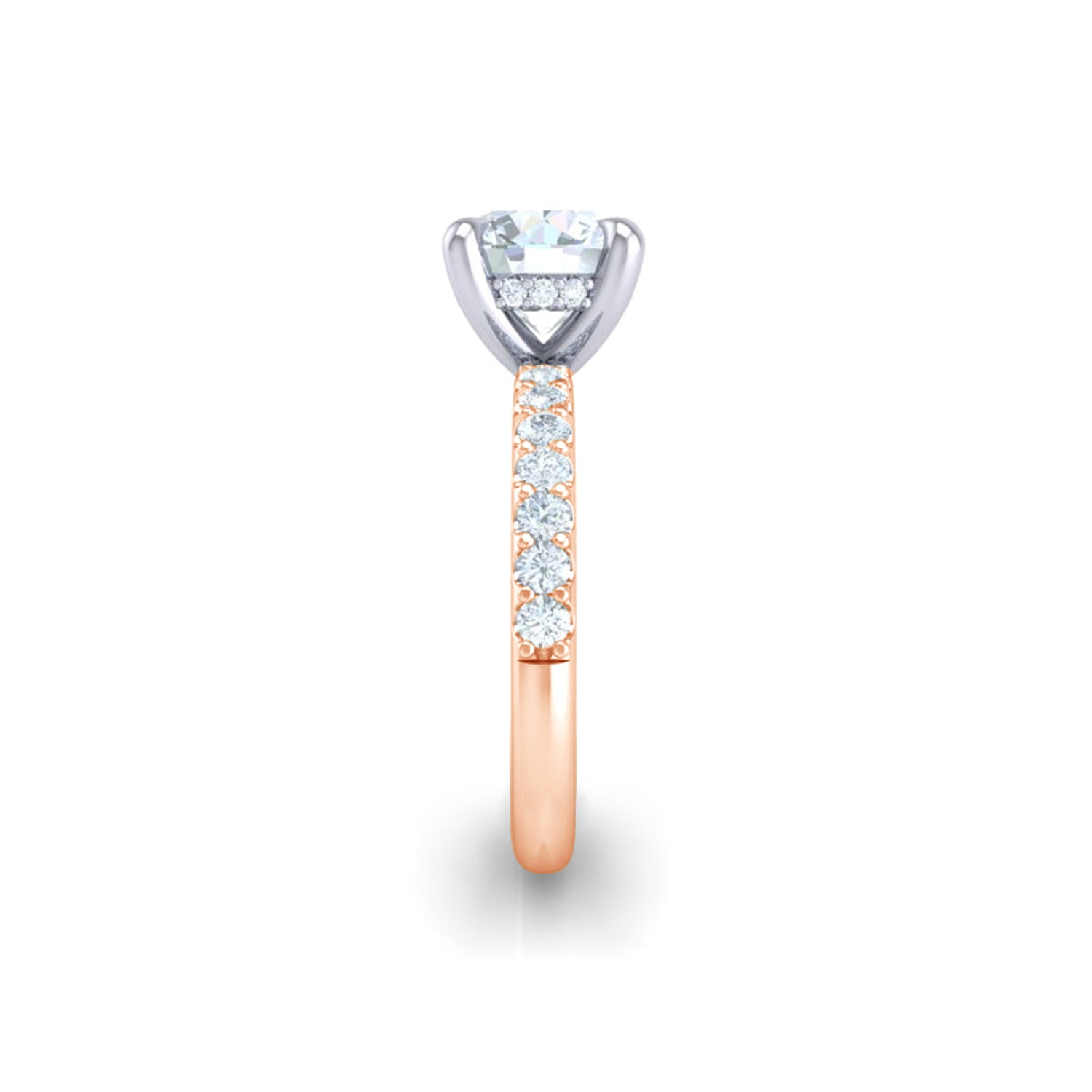 Luna Round Engagement Ring
