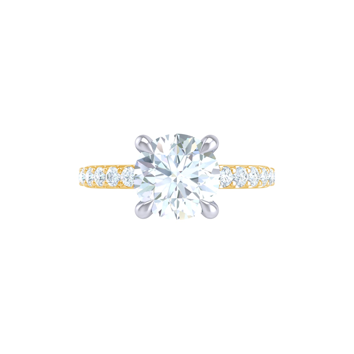Luna Round Engagement Ring