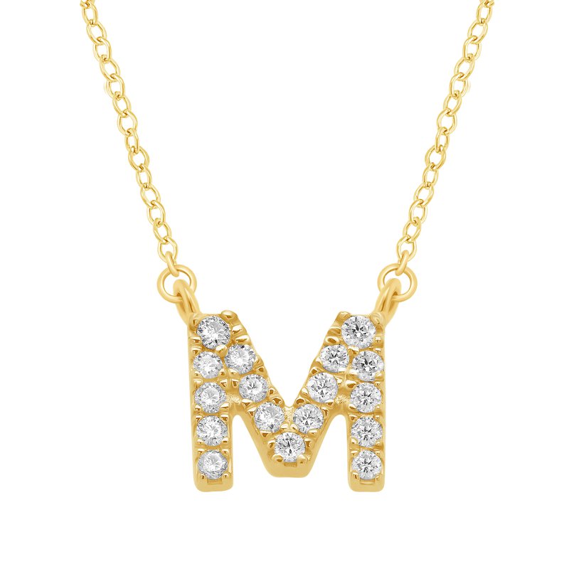 Custom Initial Diamond Necklace
