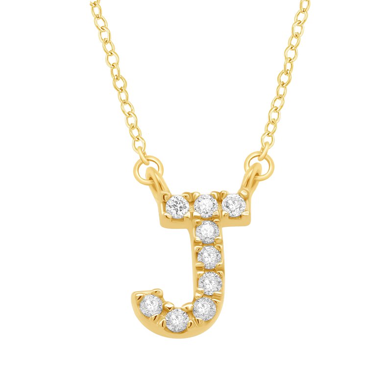 Custom Initial Diamond Necklace