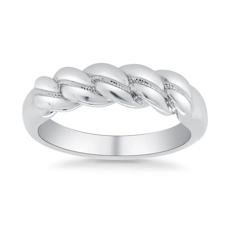 Mens Rope Wedding Ring