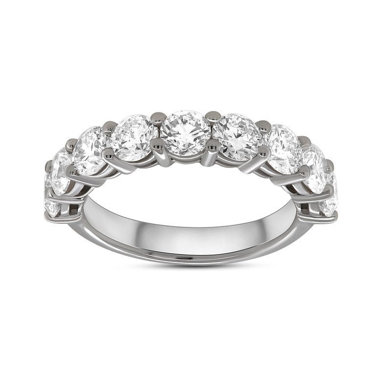 0.30ct Round Brilliant Cut Diamond Prong Set Wedding Ring